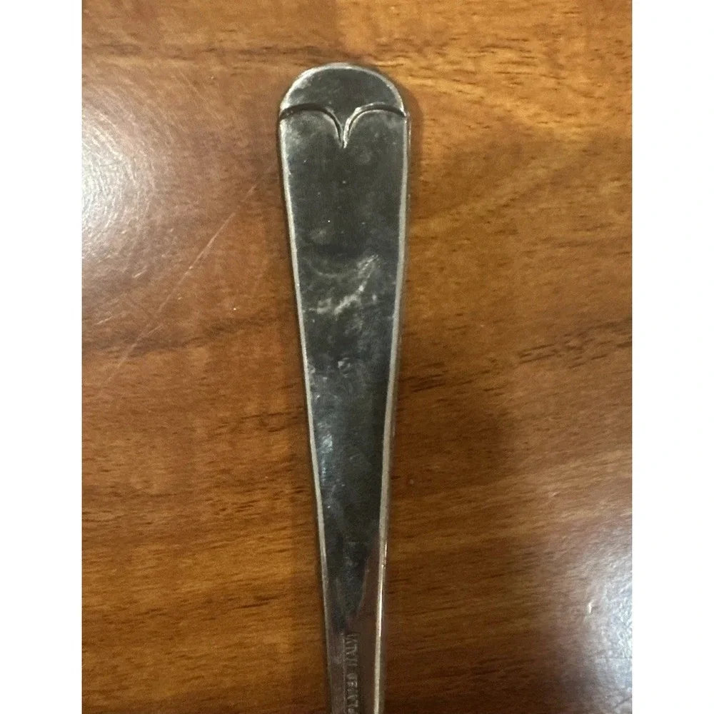 Vintage Silver Plated Salad‎ Serving Spoon 9